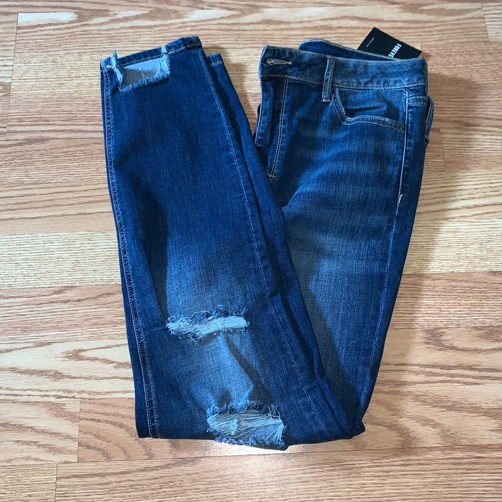 Blue Distressed Jeans